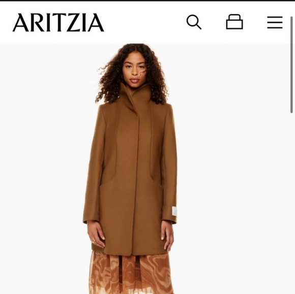 Wilfred wool coat - camel - Picture 2 of 8